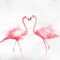Two Pink Flamingo Watercolor Poster Print by Atelier B Art Studio - Item # VARPDXBEGANI310